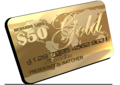 Here's a gift card for you - just watch a presentation and claim it