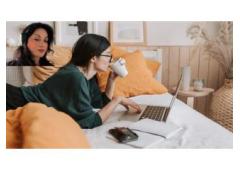 Stay warm this winter and work from home! Live the laptop lifestyle!